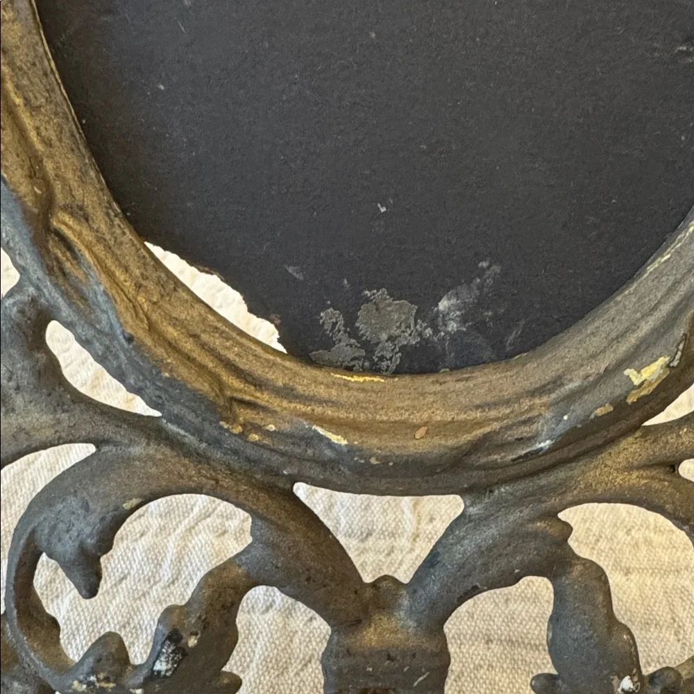 Ornate Antique Style Brass Picture Frame, no glass